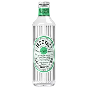 1 Sepoy Co Elderflower Tonic Water Natural Quinine Balanced Botanical Mixer Low Calories
