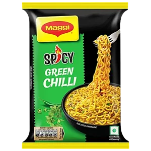 3 Maggi Spicy Green Chilli Instant Noodles With Seasoning