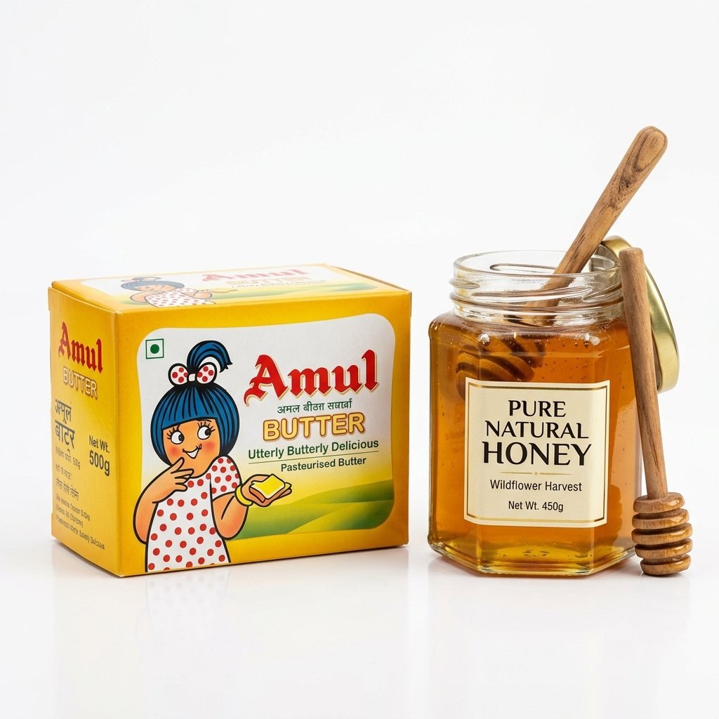 Amul Butter and Pure Honey Morning Pack