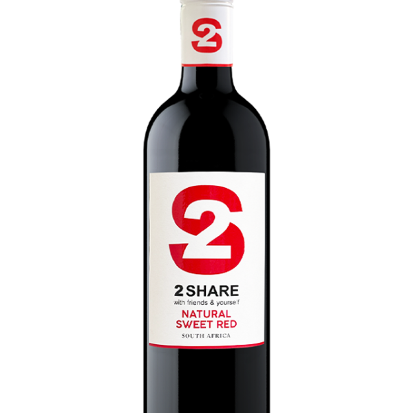 2 SHARE NATURAL SWEETRED WINE 750ML