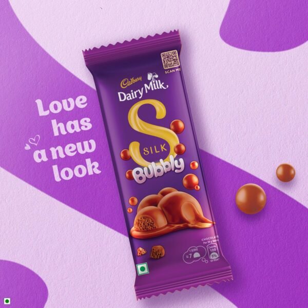 CADBURY DAIRY MILK SILK BUBBLY 112GM MRP480 1*12
