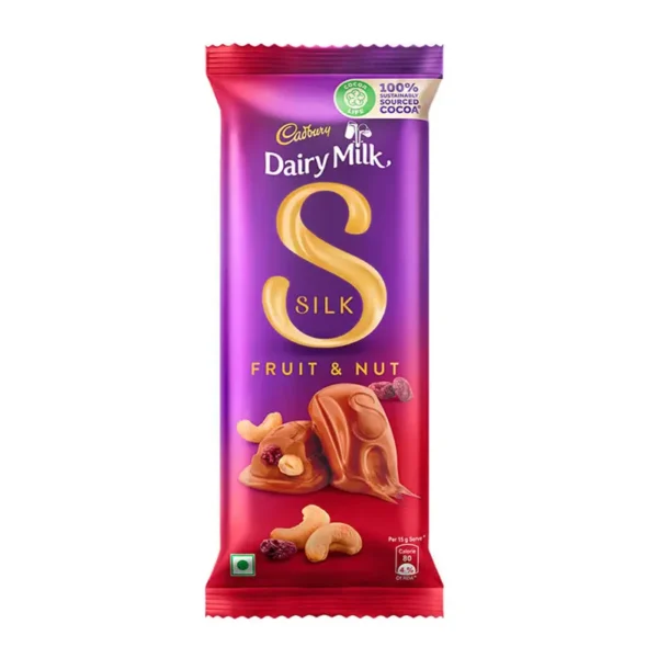 CADBURY DAIRYMILK SILK FRUIT & NUT 137GM IC195 1*10