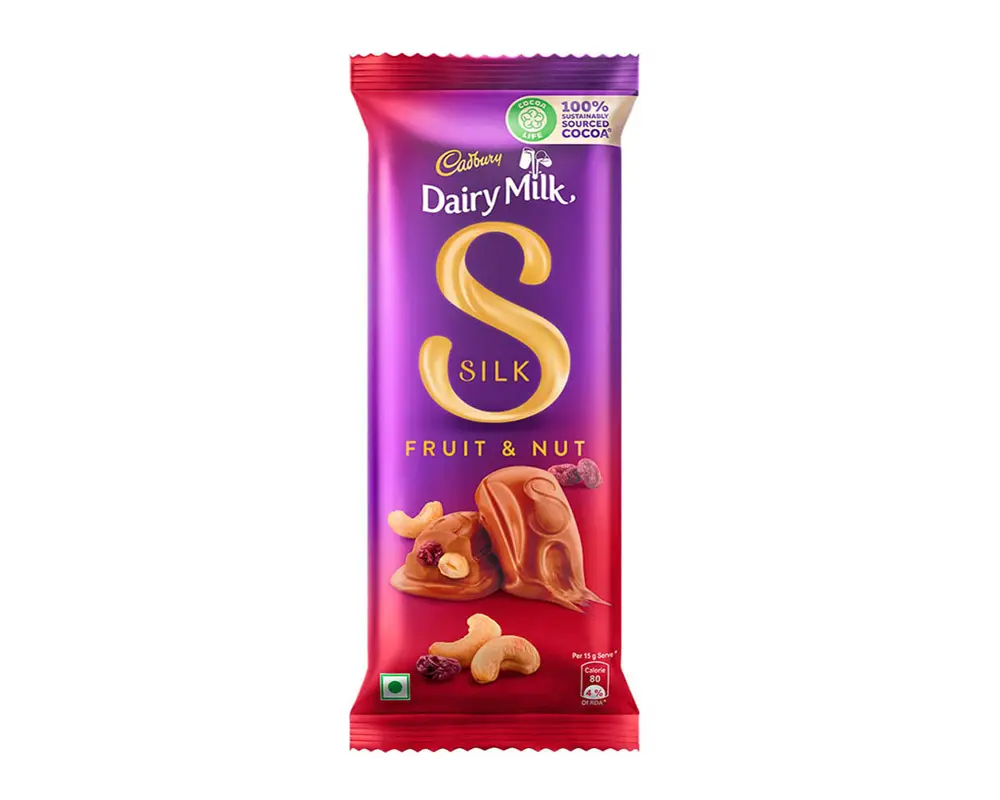 CADBURY DAIRY MILK SILK FRUIT & NUT 137GM CADBURY DAIRYMILK SILK FRUIT & NUT 137GM IC195 1*10 - Image 1