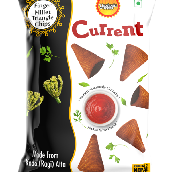CURRENT FINGER MILLET TRIANGLE CHIPS 75GM