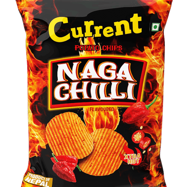 CURRENT NAGA CHILLI CHIPS 45GM
