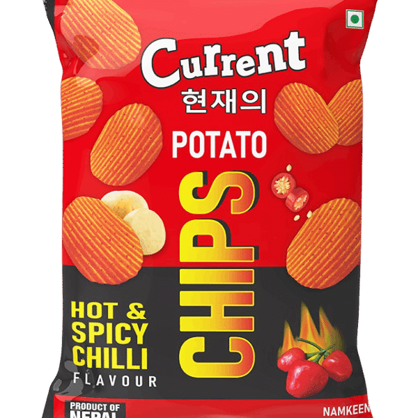 CURRENT POTATO HOT & SPICY CHIPS 45GM