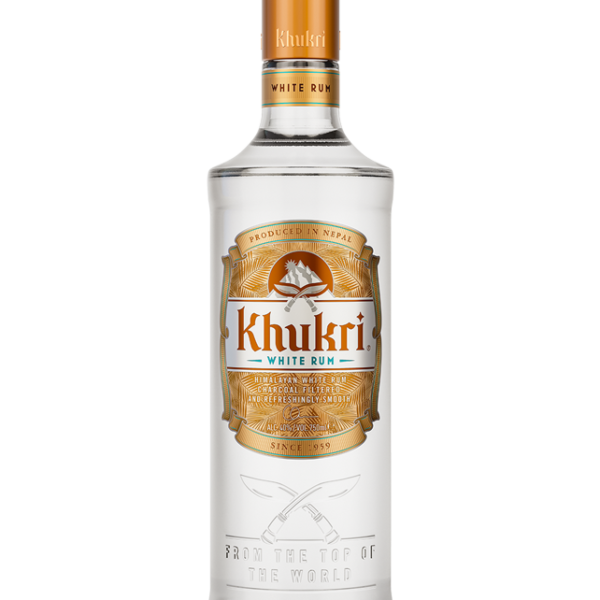 KHUKURI WHITE RUM 180ML 1*48
