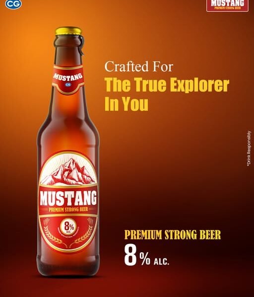 MUSTANG BEER 330MLBTL