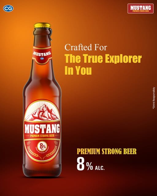MUSTANG BEER 330MLBTL MUSTANG BEER 330MLBTL - Image 1