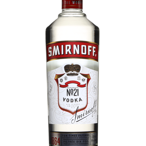 SMIRONOFF RED VODKA 750ML