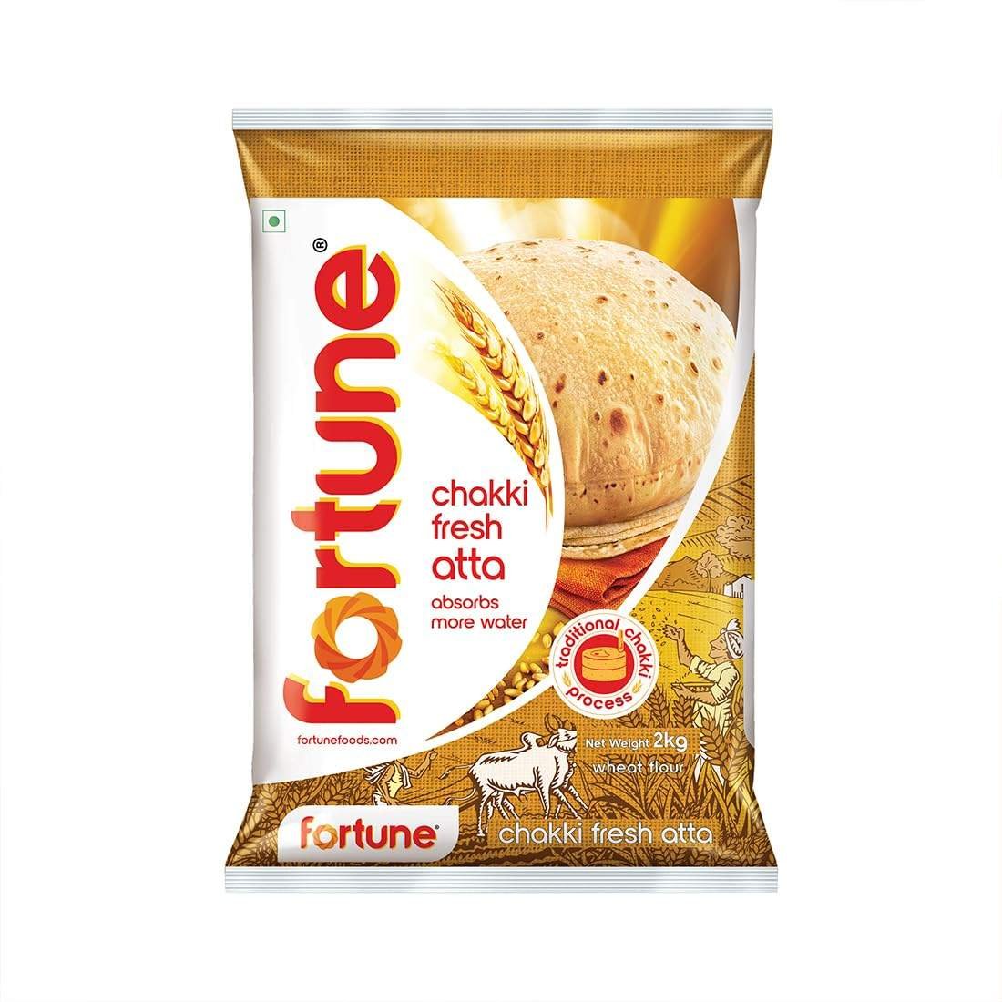 fortune-chakki-fresh-aata-2kg FORTUNE CHAKKI FRESH AATA 2KG - Image 1