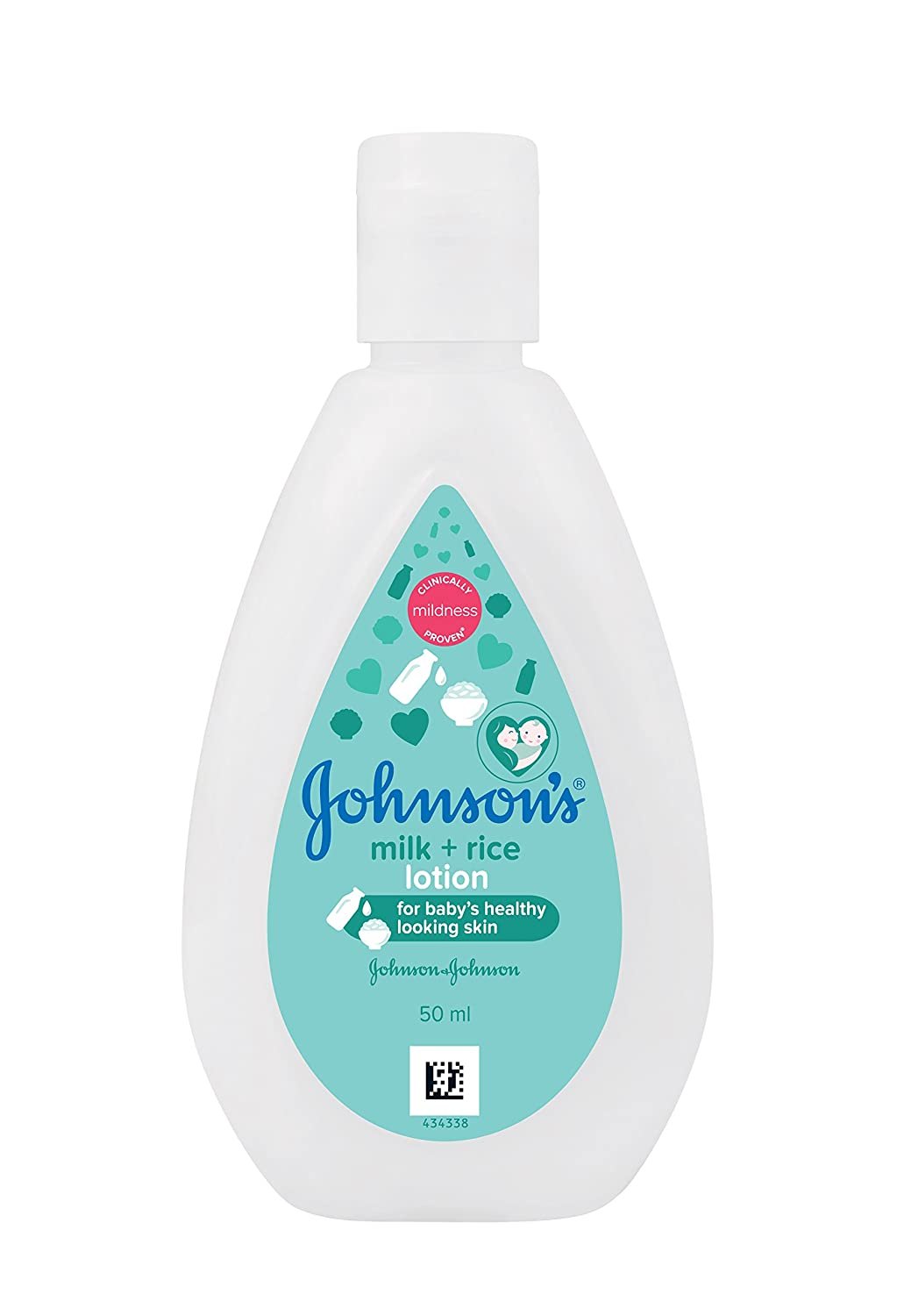 johnsons-milkrice-lotion-50ml JOHNSON'S MILK+RICE LOTION 50ML - Image 1