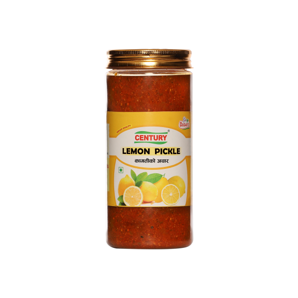 lemon-pickle BOTH 1kg and 400gm CENTURY-LEMON PICKLE 400 GMS - Image 1