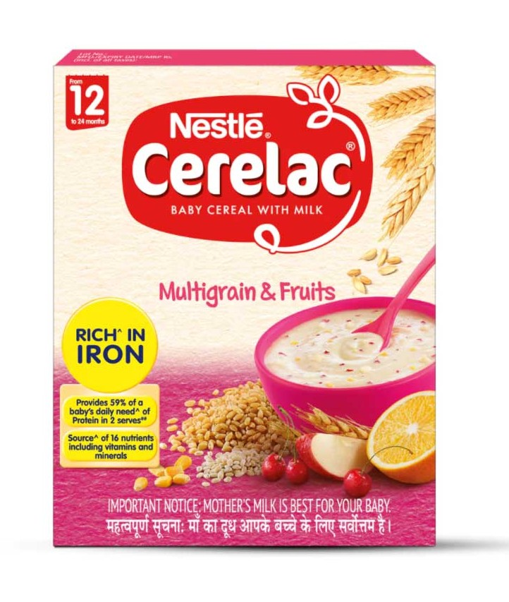 nestle-cerelac-mutigrain-fruits-300gm NESTLE CERELAC MUTIGRAIN & FRUITS 300GM - Image 1