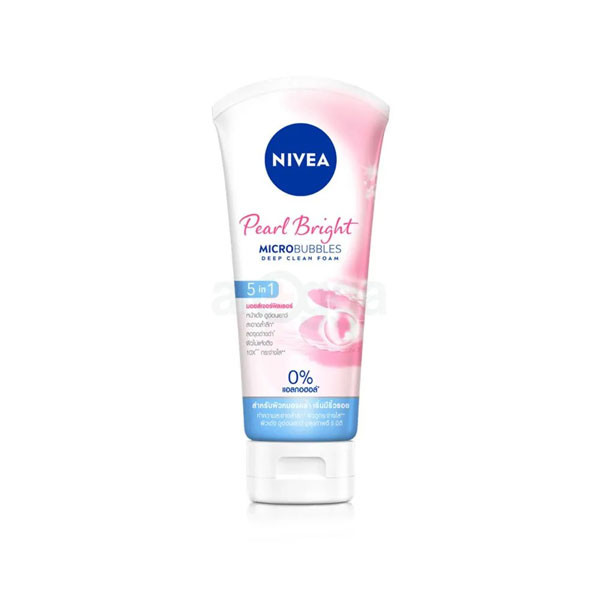 nivea-clay-pearl-bright-microbubbles-deep-clean-foam-100gm NIVEA CLAY PEARL BRIGHT MICROBUBBLES DEEP CLEAN FOAM 100GM - Image 1