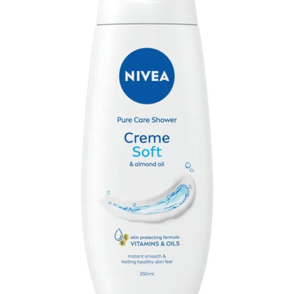 NIVEA CREAM SOFT PURE SHOWER GEL 250ML