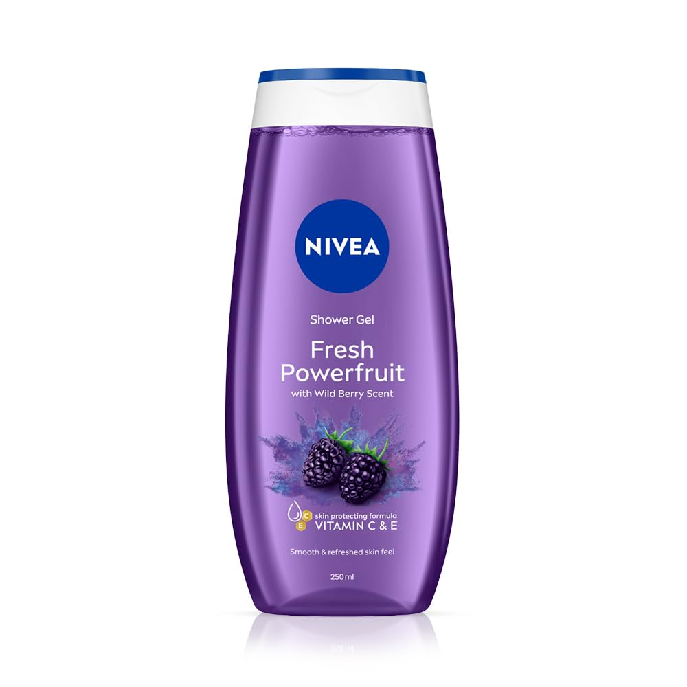 nivea-fresh-powerfruit-shower-gel-250ml NIVEA FRESH POWERFRUIT SHOWER GEL 250ML - Image 1